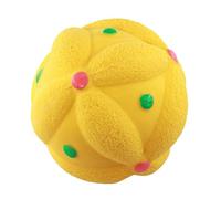 Dog Chew Toy Balls, 3,15 x 3,15 x 3,15 in Pet Latex Molar Ball with Built-in Sound, Interactive Teething Toys for Small & Medium Dogs, Puppy Training, and Health.