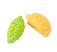 Dog Chew Toy - Freezable Durian Design | Teeth Cleaning 2 Pack | Freeze Ready Cooling Relief, Durable Thermoplastic Rubber, Textured Cleaning , Interactive Chew Play, for Smal
