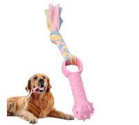 Dog Chew Toy Interactive Bite Resistant Pet Toothbrush System, Dog Chew Toy for Pet Use, Compact Medium Size Fit, Easy Grip Cleaning Tool Accessory, Home Park Beach Garden Play Solution