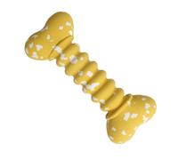 Dog Chew Toy, Interactive Dog Toy, Dog Rubber Teeth Cleaning Toy, Bite-Resistant Bone-Shaped Chew Toy for Puppies and Small Pets, 7.28x3.07x0.98 Inches Funny Fetch Toy in Vibrant Colors