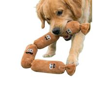 Dog Chew Toy - Squeaky Sausage Interactive Pet Toy, Bite Resistant Squeaky Dog Toys for Chewing, Fetch & Training, Interactive Pet Toys for Boredom Relief, Indoor Play, Travel, & Outdoor Activities