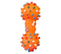 Dog Chew Toys - 4.7 Inch Interactive Chew Toy | PVC Squeaky Teether - Durable Colorful Design with Built-In Whistle Keeps Dogs Entertained and Supports Chewing Training at Home Park or Travel