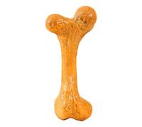 Dog Chew Toys - Bone Shaped Beef Scent Durable Teething Toy for Aggressive Chewers Puppy Stress Relief Boredom Control Enrichment Training Indoor Outdoor Playtime Exercise for Dogs Family Use