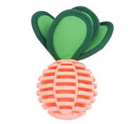 Dog Chew Toys for Aggressive Chewers - Puppy Teething Relief Squeaky Toy for Small Medium Breeds Boredom Control Training Enrichment | Non Toxics Rubber Interactive Sound Ball Tug Fetch Indoor