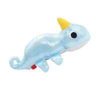 Dog Chew Toys - Plush 8-inch Teething Toy for Puppy Entertainment, Keeps Dogs Engaged with Soft Squeaker, Small to Medium Breed Chewer for Indoor and Outdoor Play, Garden, Patio, Porch, Deck, Living R