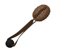Dog Chew Toys, Slow Eating Dog Toy, Coffee Bean Puzzle Feeder, Food Dispensing Slow Feeding Toy and Tug Toy, 4,45 x 3,39 x 2,83 pulgadas para Small, Medium, Large Dogs Training and Playtime Activity