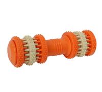 Dog Chew Toys, Teething Pet Gear Stick, Interactive Treat Dispenser, Durable Boredom Buster, Mental Stimulation Aid for Small, Medium, Large Breed Enrichment Play Color Orange
