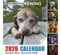 Dog Chewing Calendar 2026: A playful look at furry friends caught in their mischievous moments | Kalender Calendario Calendrier
