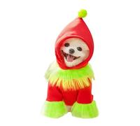 Dog Christmas Outfit, Cartoon Dog Santa Costume, Funny Dog Christmas Clothes, Christmas Cosplay Clothing for Small and Large Dogs for Holiday Parties and Festive Photoshoots