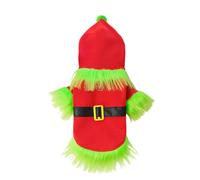 Dog Christmas Outfit, Cartoon Dog Santa Costume, Funny Dog Christmas Clothes, Christmas Cosplay Clothing for Small and Large Dogs for Holiday Parties and Festive Photoshoots