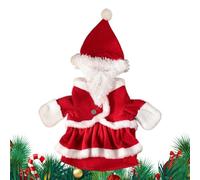 Dog Christmas Outfit, Santa Dog Costume, Fashionable Dog Clothes, Christmas Pet Clothes, Cute Puppy Outfit, Christmas Dogs Disfraz, Fashionable Santa Dogs Costume for with Cute Pet Clothes