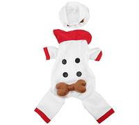 Dog Christmas Outfit Set | Warm Pet Clothes & Hat for Small/Medium/Large Dogs | Holiday Costume for Parties & Photos (l)