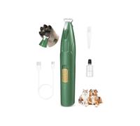 Dog clipper with LED light, low noise, for dogs and cats, paws, eyes, ears, face and body