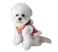 Dog Clothes,Chinese New Year Warm Coat - Winter Cat Clothes for Small Dogs,for Puppy Pet Indoor Outdoor Home Walking Spring Festival Party Travel Photoshoot