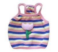 Dog Clothes for Small Dogs & Cats | Thin Breathable Cotton Pet Outfit | Summer Spring Apparel for Puppies/Photography/Outdoor (S)