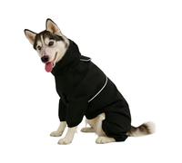 Dog Clothes - Water Resistant Snowsuit For Cold Weather Walks | Fabric Shell with Warm Lining, Snug Fit Winter Jacket, Outdoor Holiday Apparel For Christmas Snow Rain Camping Play