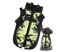 Dog Coat - Impermeable Jacket for Winter Rain | Polyester Cotton Material, Warm Puppy Outfit, Sizes S M L, Outdoor Walking Training Shopping Playing Christmas Birthday Activities, Stylish Pet Clot