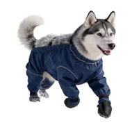 Dog Coat Waterproof - Dog Snowsuit | Waterproof Non Slip Cold Weather Puppy Outfits with Attached Boots | Winter Dogs Outfits | For Small Medium Large Puppy Hiking Home Indoor Outdoor Walking