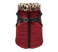 Dog Cold Weather Coat - Soft Warm Jacket, Wind Resistant Pet Apparel