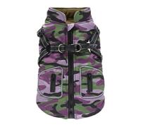 Dog Cold Weather Coat - Soft Warm Jacket, Wind Resistant Pet Apparel