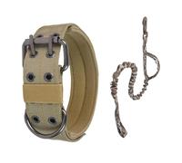 Dog Collar - Adjustable Nylon Training Gear, Heavy Pull Control Accessory with Sturdy Buckle Comfort Fit Feature, Ideal for Walking Exercise Obedience Camping Adventures