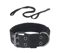 Dog Collar - Adjustable Nylon Training Gear, Heavy Pull Control Accessory with Sturdy Buckle Comfort Fit Feature, Ideal for Walking Exercise Obedience Camping Adventures