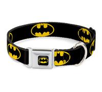 Dog Collar BMC-Batman Black/Yellow Batman Shield Black/Yellow (Importación USA)