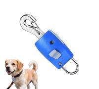Dog Collar Clip, Quick Release Buckle, Secure Locking Latch, Lightweight Reusable Design, Durabless Plastik Material, 1 Pack Black, Home Travel Outdoor Use, 8.5x2.5x2cm Blue Red Steel