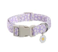 Dog Collar - Daisy Flower Adjustable Pet Collar With Buckle Pendant