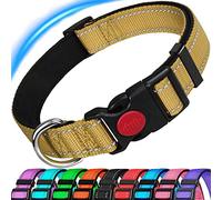 Dog Collar, Reflective Strong Dog Collar ，Adjustable Heavy Duty Dog Collar with Metal Buckle for Small Dogs
