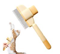 Dog Comb, Pet Hair Removal, Undercoat Comb, One-Click Hair Release, Ergonómico No Libre, Ideal para perros largos y cortos de oro gatos