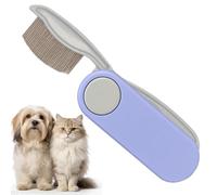 Dog Comb Plegable Doble - Ergonómico Elegant Sided Pet Grooming Brush, Cats Lice Puppy Kitten, Home Indoor Outdoor Garden Yard | Kitten Walking Convenient