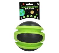Dog Comets - Ø14 cm - Juguete para Perros - Pelota para Perros - Rebote - Goma TPR - Verde/Negro