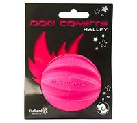 Dog Comets Ball Halley - Pelota para Perros Ø6 cm - Juguete para Perros - Pelota para Perros para encías sanas - Caucho Natural - Rosa