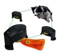 Dog Comets Star Chaser - Juguete para perros - 9 velocidades hasta 50 km/h - Control remoto hasta 50 m - Estimula el instinto de caza - Con 3 presas artificiales y accesorios