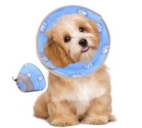 Dog Cone Collar- Adjustable Cat Neck Cone, Soft Cat Recovery Colar Breathable, Protective Collar To Licking and Scratching For Dogs Cats Puppies Healing Care Post Heartwarming Gift