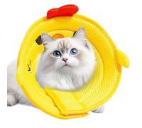 Dog Cone Collar, Cat Neck Wound Protector, 9.84x9.84x5.12inches, Pet Recovery Cone, Soft and Adjustable Fit, Anti-Lick Design, Ideal for Puppies, Kittens, Small Animals, Post- or Healing Care