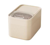 Dog Containers for Food, Large Capacity Storage Bin, Multi-Purpose Feeding Organizer, Sealed Grain Holder with Scoop to Puppy Kitten Pet Food, Pantry Beans, Small Animal Snacks 12.2x8.27x8.78 Inches