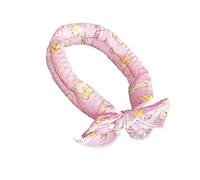 Dog Cooling Collar, Pet Ice Neck Wraps, Cartoon Breathable Puppy Cooler, Collar for Camping, Hiking, Walking, Running, Travel, 1.97x39.37 Inches, Pink, Brown