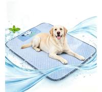 Dog Cooling Mat - 2026 Self-Cooling Non-Slip Pad | Washable Portable For La | Self-cooling Mat With Ice Silk Fabric. No Water Or Refrigeration Needed. Non-slip, Anti-scratch, Breathable. Washable And Por