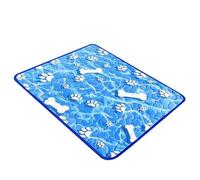 Dog Cooling Mat - Breathable Ice Silk Summer Pet Cushion, Washable Soft Bed