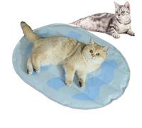 Dog Cooling Mat, Cat Cooling Pad, 16.93x11.81x0.79 Inches Pets Non Slip Summer Cushion Blanket, Lightweight Sleeping Matting for Puppy and Kitten, Indoor Outdoor Use on Car Seats, Kennels
