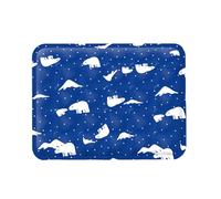 Dog Cooling Mat, Cat Summer Crate Pad, 60 x 50 x 1 cm, gel Cooling Pet Pad, duradero resistente al agua, herramienta de de verano para gatos y perros, cajón mate para viajes y hogar