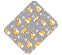 Dog Cooling Mat, Comfortable Sleeping Pad, 19.69x23.62 Inches Breathable Soft Ice Silk Cooling with Sponge Filling, Cool Cushion Cat Bed for All Seasons, Home, Indoor, Camping and Outdoor Use