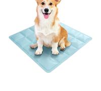 Dog Cooling Mat - Cool Pad | Waterproof Pet Cooling Mats | Dog Beds Sleeping Blanket | Blue, Washable, Portable, Multifunctional Scratchresistant Hot Weather Pets Mattress For Room Car Beach - 40x40cm