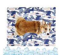 Dog Cooling Mat, Gel Pad Kennels, Summer Heat Bed, Quick Heat Dissipation Soft Sleeping Compact Ideal for Backyard, Apartment, Sofa, Camping, Home, Indoor Use Pet Relaxation