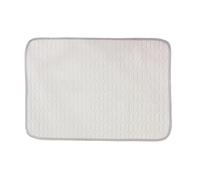 Dog Cooling Mat, Ice Silk Pet Cushion, Portable Breathable Design, Heat-Relief Sleeping Pad, Ideal for Living Room, Bedroom, Patio, Backyard, Senior Cat, Blue and Gray