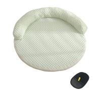 Dog Cooling Mat, Ice Silk Puppy Cold Pad, Washable Anti Slip Cat Cool Down Cushion, Enhance Cool Experience, Veterinary Recovery Mats for Summer, Backyard, Garden, Travel, Picnic (Green)