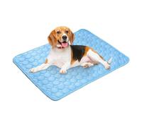 Dog Cooling Mat - Ice-Silk Summer Pet Bed | Breathable Washable Cooling Pad For Dogs & Cats | Pet Cooling Mat For Sofa Floor Kennel RV | Portable Cooling Blanket For Car Seat Travel Camping Beach
