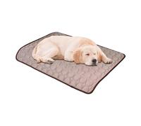 Dog Cooling Mat | Washable Breathable Sleeping Rug, Soft Cushion, Non-Slip | 100x75cm Dog Cooling Pad for Small Medium Large Dog Puppy Kitten Crate Floor Sofa Home Travel